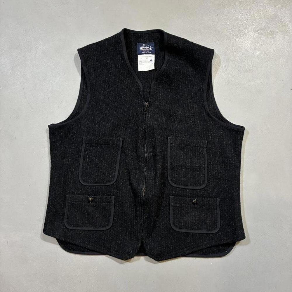 Vintage 1980's Woolrich Wool Hunting Utility Vest